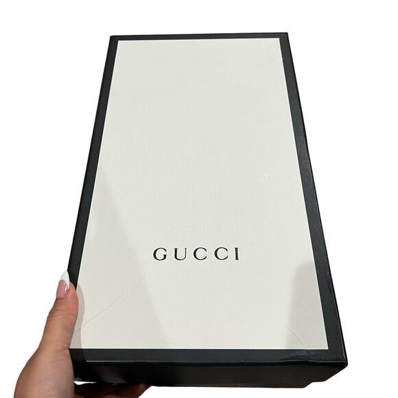 Gucci Men's Princetown Fur Mule slide Loafer Size 8 - Picture 10 of 13